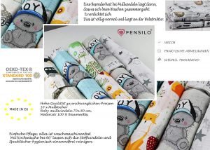 Baby Mulltücher; Mullwindeln; Spucktücher; fensilo; mulltücher baby; mulltücher baby mädchen; spucktücher baby; spucktücher baby mädchen; spucktuch junge; Fensilo baby; Fensilo baby blanket; blanket; baby blanket; newborn; object; knitted; top view; Fensilo.com; white blanket; white; background; beautiful; indoors; sheet; cover; fabric; wash; cushion; bed; polyester; satin; protection; swaddle blanket; comfortable; cotton; hypoallergenic; cute; design; washable; warm; comfy; care; soft; bedroom; set; size; crib; baby crib; outdoor; playground; vacation; park; sleep; colorful; breathable; layers; 2 layers; premium; materials; premium materials; high-quality; quality; unisex; 10 set blankets; blau; teddybear; fox; trees; stars; cars; grau; gray; white;
